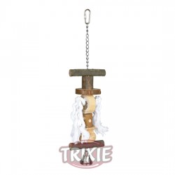 TRIXIE Juguete Natural Living cascabel/cuerda 38 cm 
