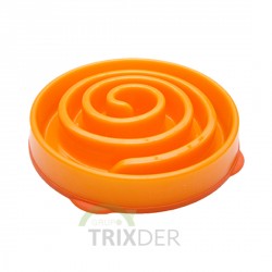 TRIXIE Comedero Come Despacio Coral Kyjen 29x29x6cm - Naranja