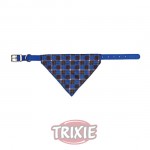 TRIXIE Collar De Perro Nylon con pañuelo M-L, 43-55cm, 25cm Azul
