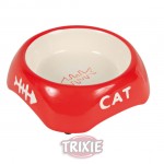 TRIXIE Comedero ceramico gatos 0.2 l, ø 13 cm 